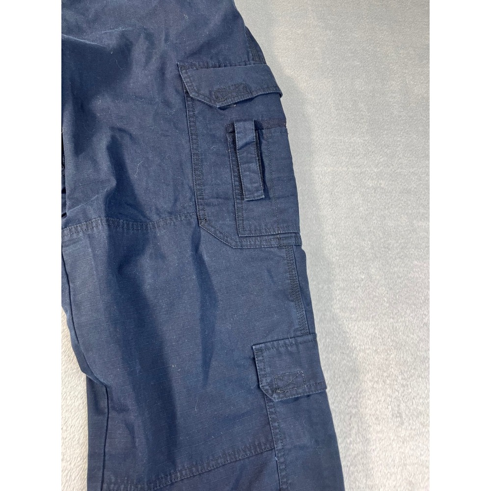 5.11 Tactical Stryke Cargo Pants Mens 34x36 Navy Blue Excellent Ripstop Utility - Picture 2 of 10